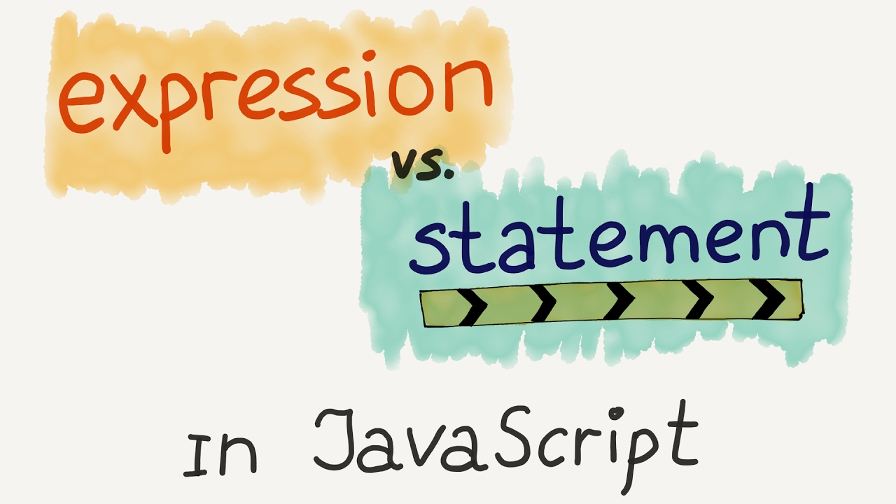코드 단위인 Expression과 Statement의 차이를 알아보자