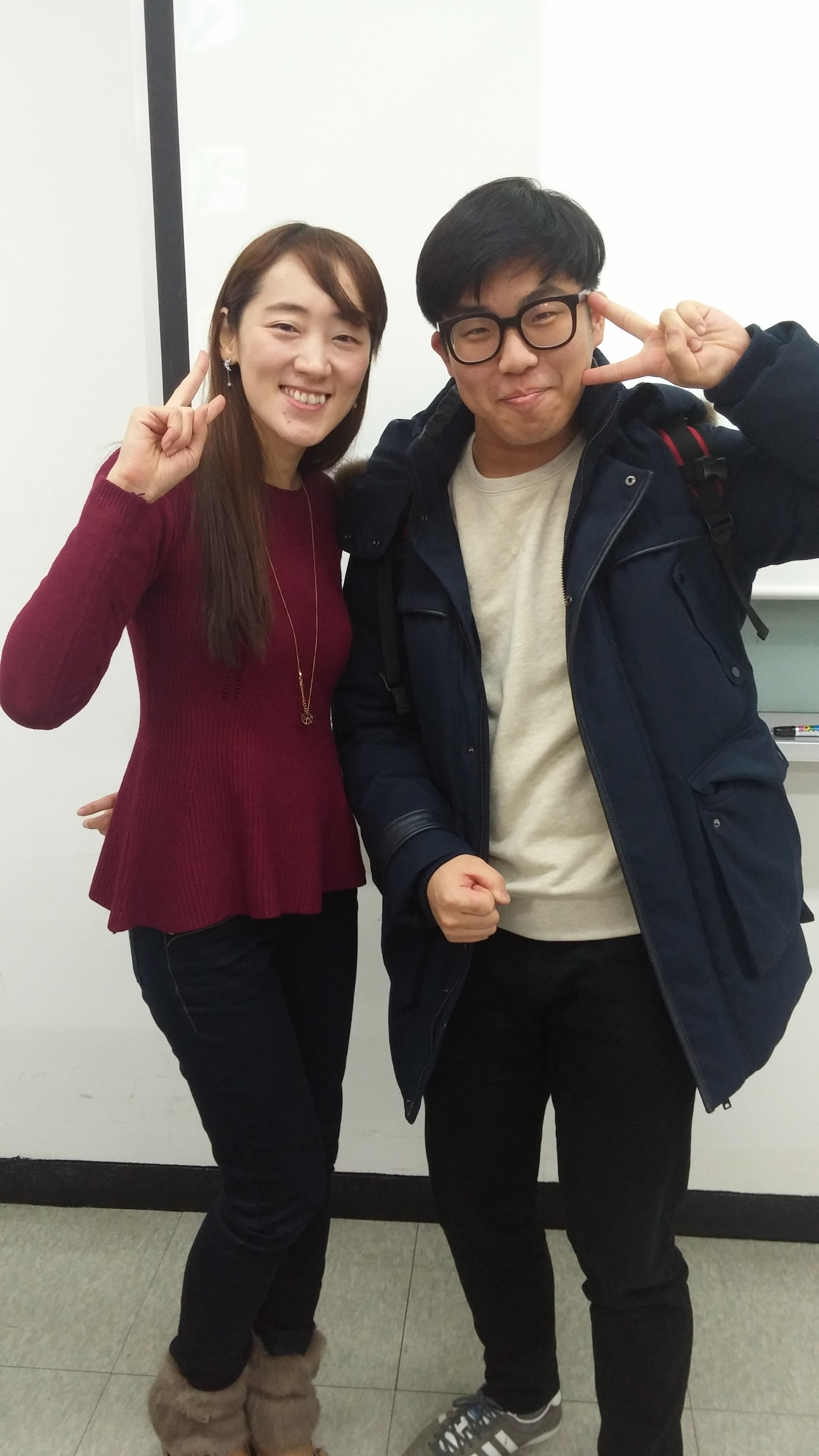 Photo with Professor Ms.Lee